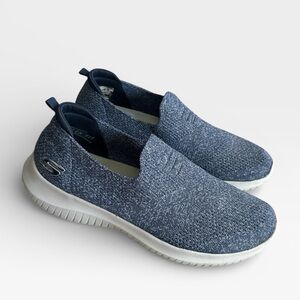 Skechers Stretch Fit Memory Foam Air Cooled Mesh‎ Knit Walking Shoes Womens 9